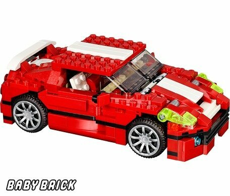 Конструктор LEGO Creator Красный мощный автомобиль (LEGO 31024)