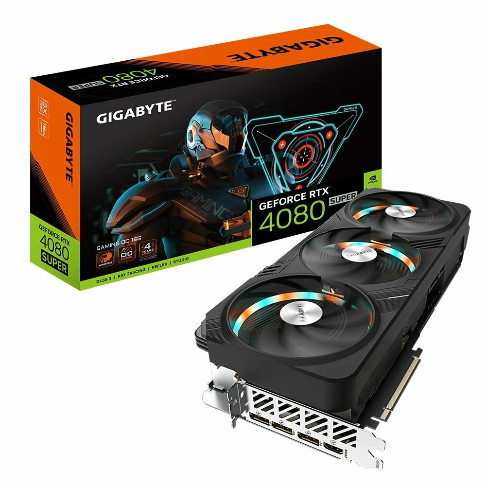 Видеокарта Gigabyte RTX4080 SUPER GAMING OC 16GB RTL