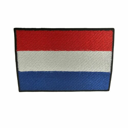 Нашивка шеврон патч, Флаг Нидерландов , размер 80x55 мм