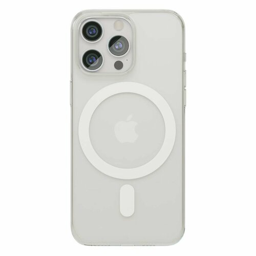 Чехол vlp Gloss iPhone 15 Pro Max MagSafe Clear чехол vlp gloss case magsafe для iphone 14 pro max прозрачный