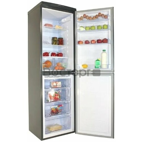 Холодильник DON R-296 G, графит зеркальный холодильник don r 407 g однокамерный класс а 148 л цвет графит зеркальный