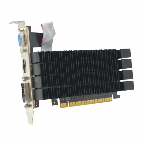Видеокарта Afox GT730 2G DDR3 64bit heatsink DVI HDMI(AF730-2048D3L3-V3) видеокарта afox geforce gt 730 1085mhz pci e 4096mb 5010mhz 128 bit dvi d hdmi af730 4096d3l6