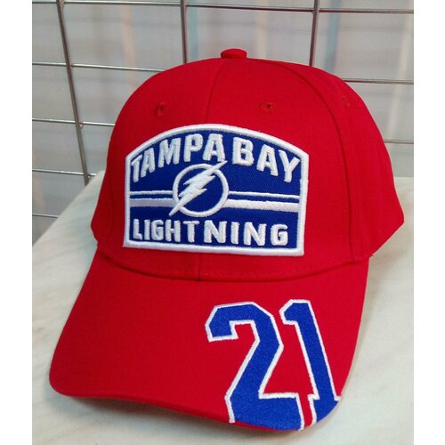 фото Для хоккея tampa bay кепка хоккейного клуба nhl тампа бэй ( сша ) №21 бейсболка красная