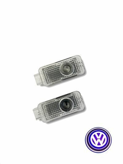 Штатная подсветка дверей с логотипом № PMC-V3 Volkswagen Touareg (04-10) / Passat (98-10)