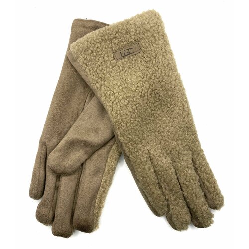 фото Перчатки paidanni, размер 6,5-8,5, бежевый