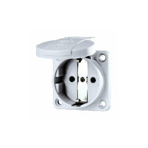 Розетка 16/230/2 встраиваемая серая SCHUKO 11030 IP54 Mennekes