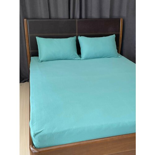 Простынь трикотажная на резинке 200х200 см, хлопок