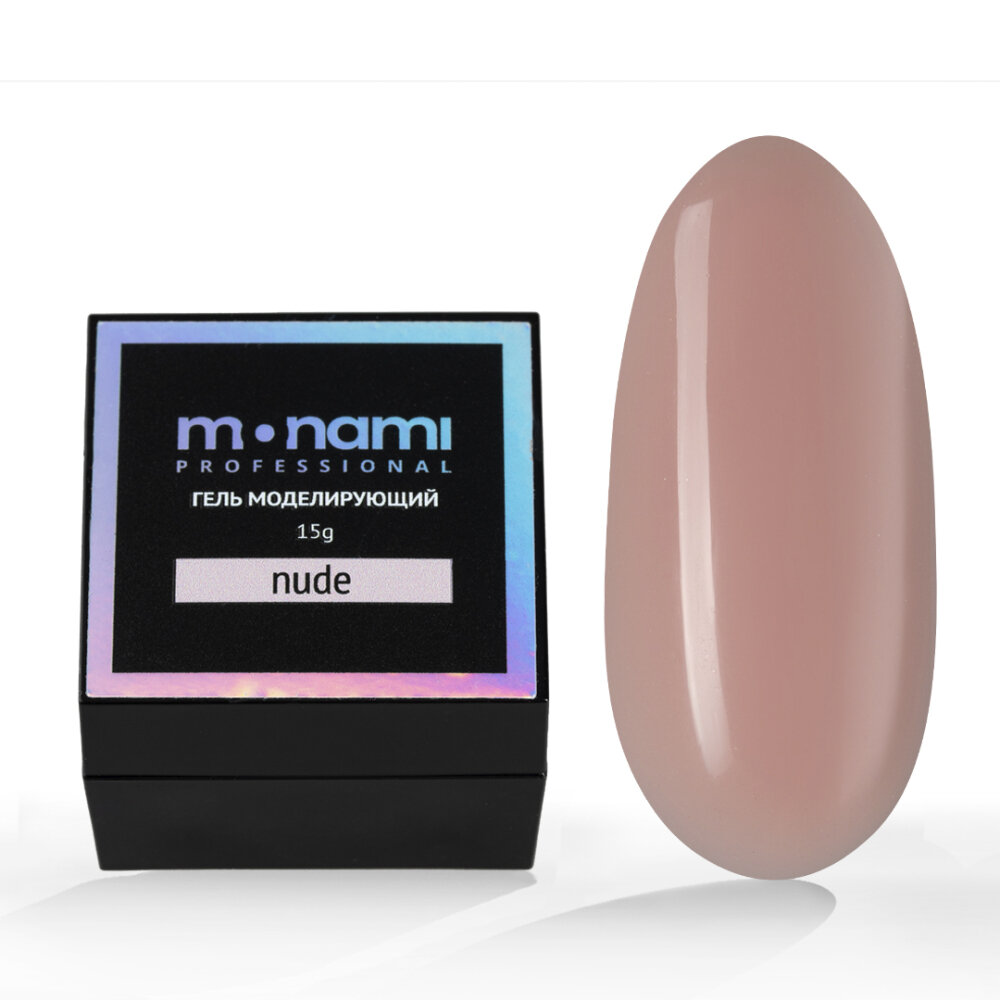 Гель для наращивания и укрепления Monami Gel Nude 15 г