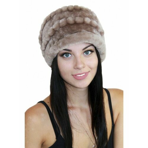 фото Кепка lemmex кепка "латифа", размер 57-58, коричневый