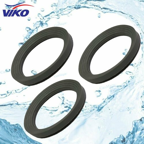 Прокладка сантехническая для сифона 3 шт выпуск viko vs 400 хром