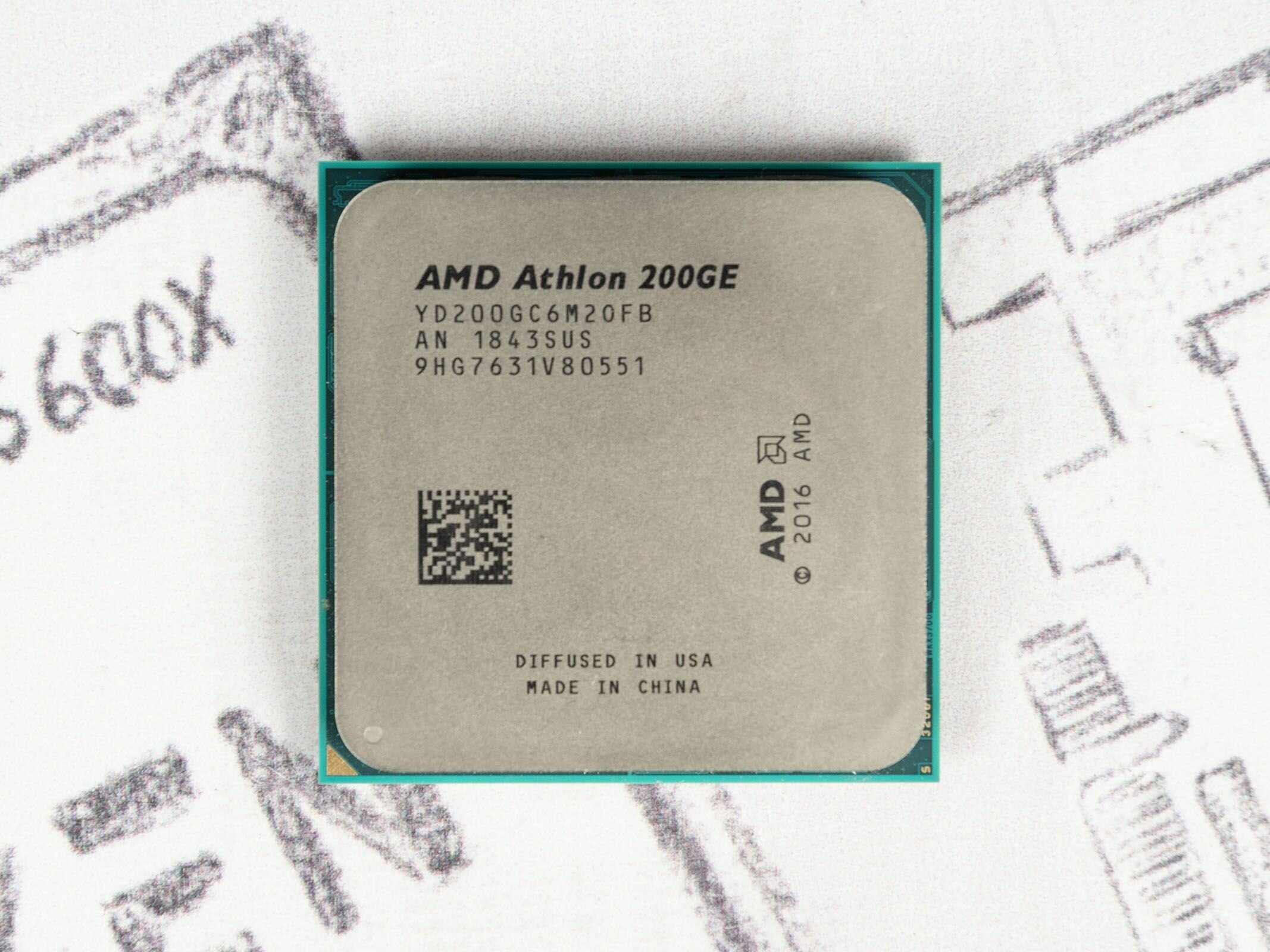 Процессор AMD Athlon 200GE, SocketAM4, TRAY [yd20ggc6m2ofb] - фото №20