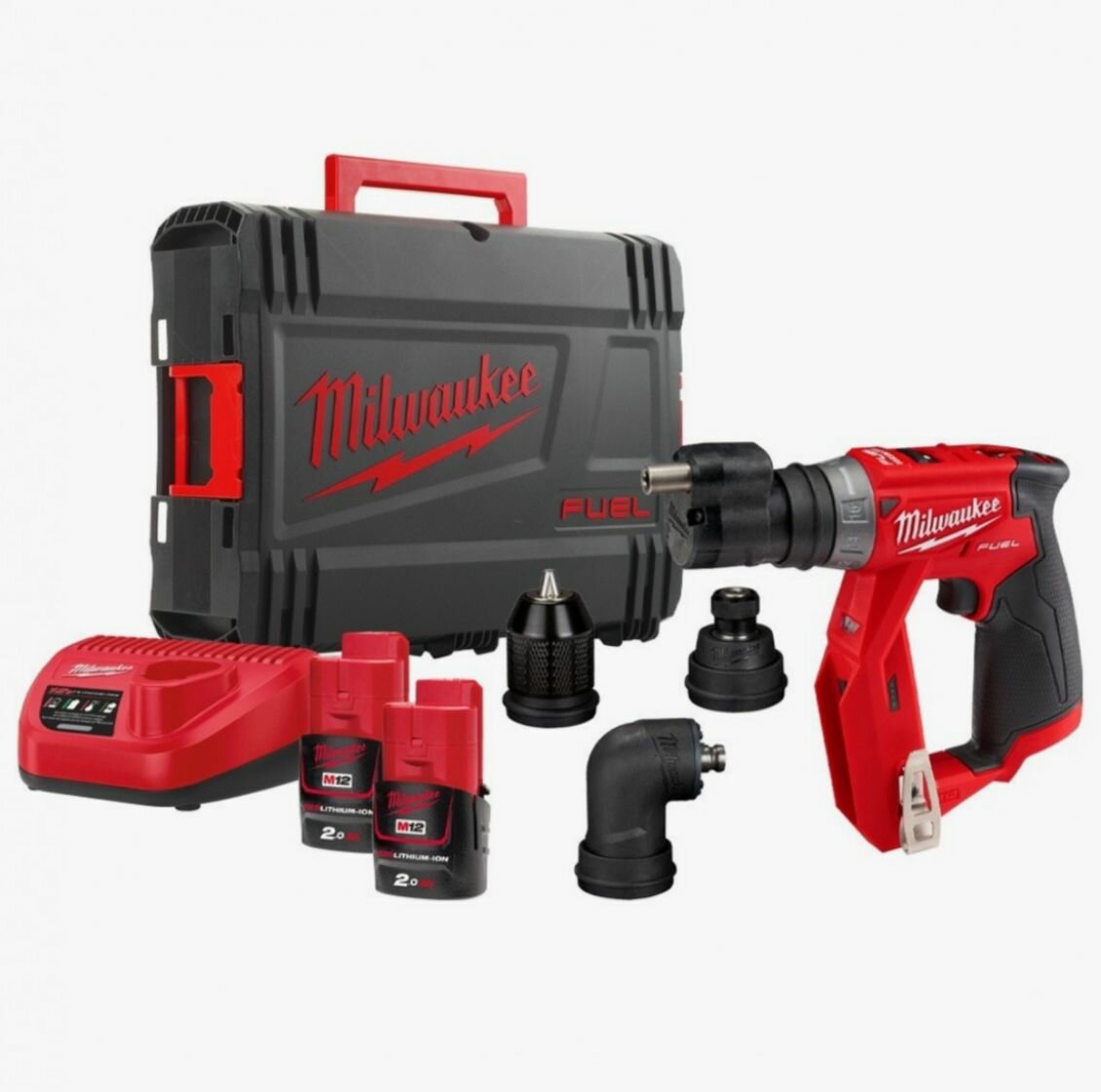 Аккумуляторная дрель-шуруповерт со сменными насадками M12 FDDXKIT-202X, Milwaukee 4933464979