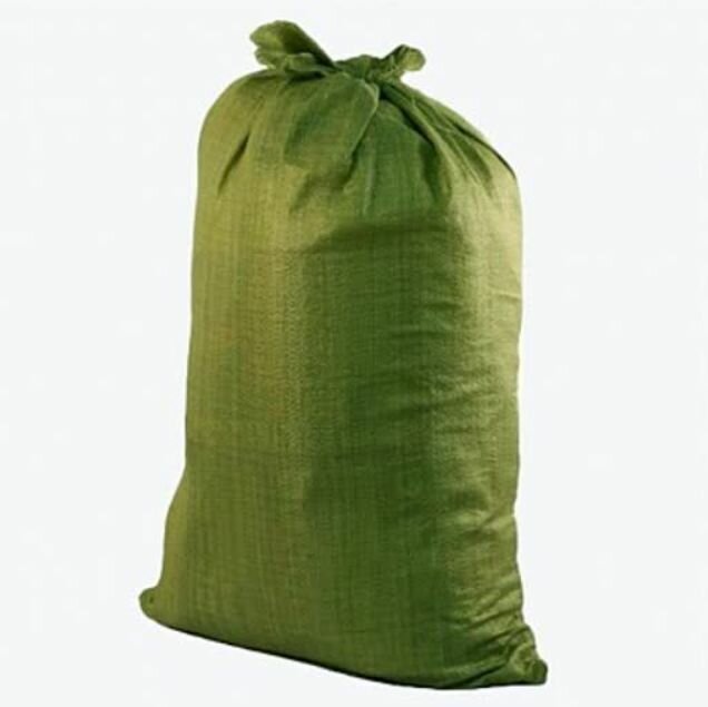 Мешок для строительного мусора из полипропилена 55х95 зеленый