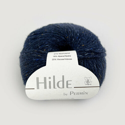Пряжа Hilde 57% шерсть 18% альпака 25% вискоза 50 г 120 м Permin 880600.880603