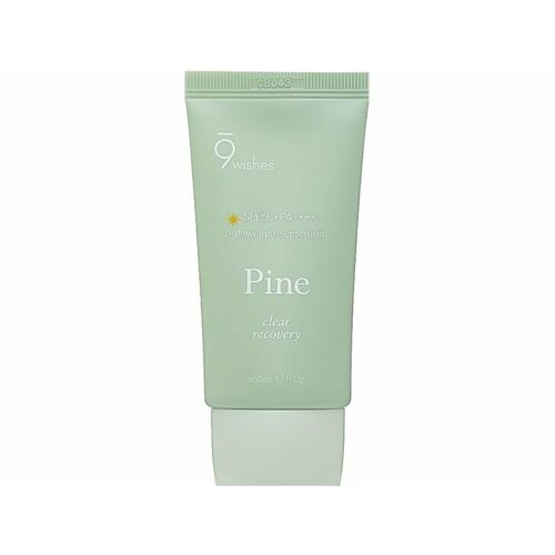 Солнцезащитный крем для лица SPF 50 PA 9 wishes Pine Treatment Sunscreen крем от несовершенств кожи 9 wishes pine treatment cream 50 мл