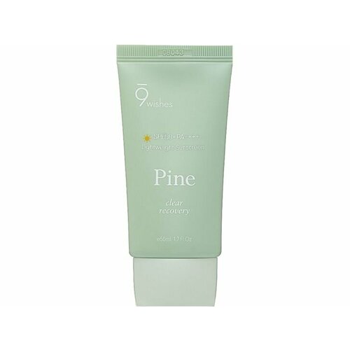 Солнцезащитный крем для лица SPF 50 PA 9 wishes Pine Treatment Sunscreen
