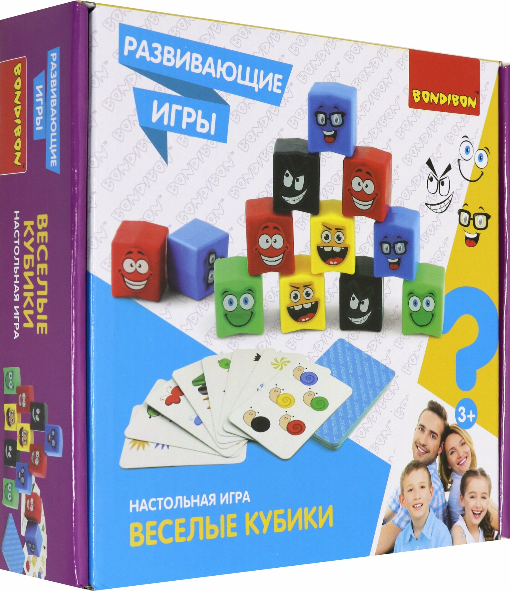 Игра развивающая «Веселые кубики» (ВВ4171)