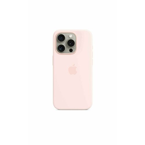 Розовый чехол для iPhone 15ProMax с MagSafe