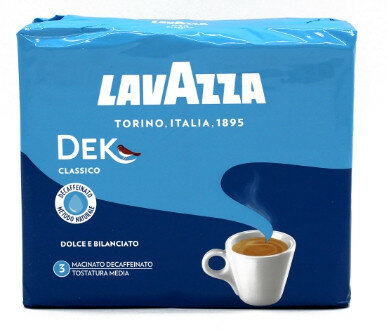 Lavazza Dek classico кофе молотый 250 г в/у (упак 2 шт) (1000_2)