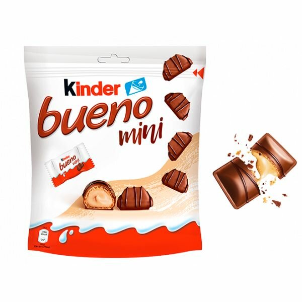 Шоколадные батончики Kinder Bueno Mini, 108 гр