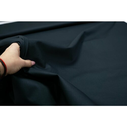 Хлопок рубашечный черный графит