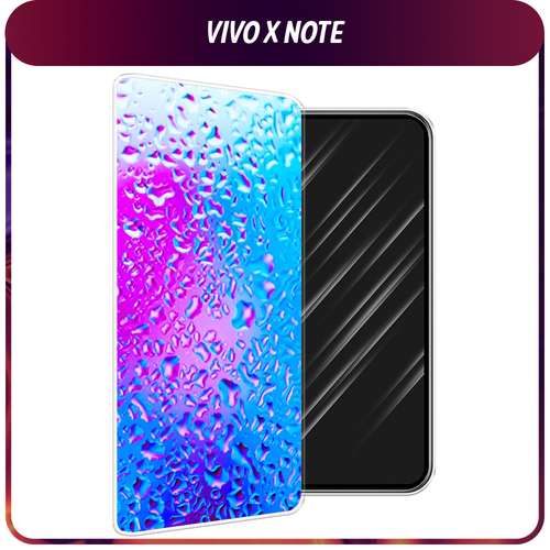 Силиконовый чехол на Vivo X Note / Виво X Нот Капли на стекле силиконовый чехол на vivo x note виво x нот ibm