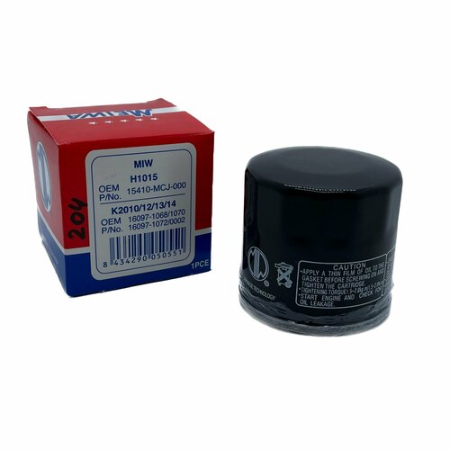 Фильтр масляный MIW H1015 HF204 954₽