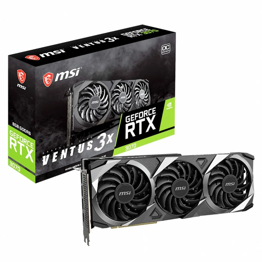 Видеокарта MSI GeForce RTX 3070 Ventus 3X OC 8GB