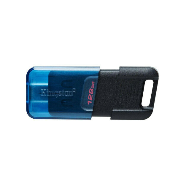 Флеш Диск Kingston 128Gb DataTraveler 80 M DT80M/128GB USB3.2 черный