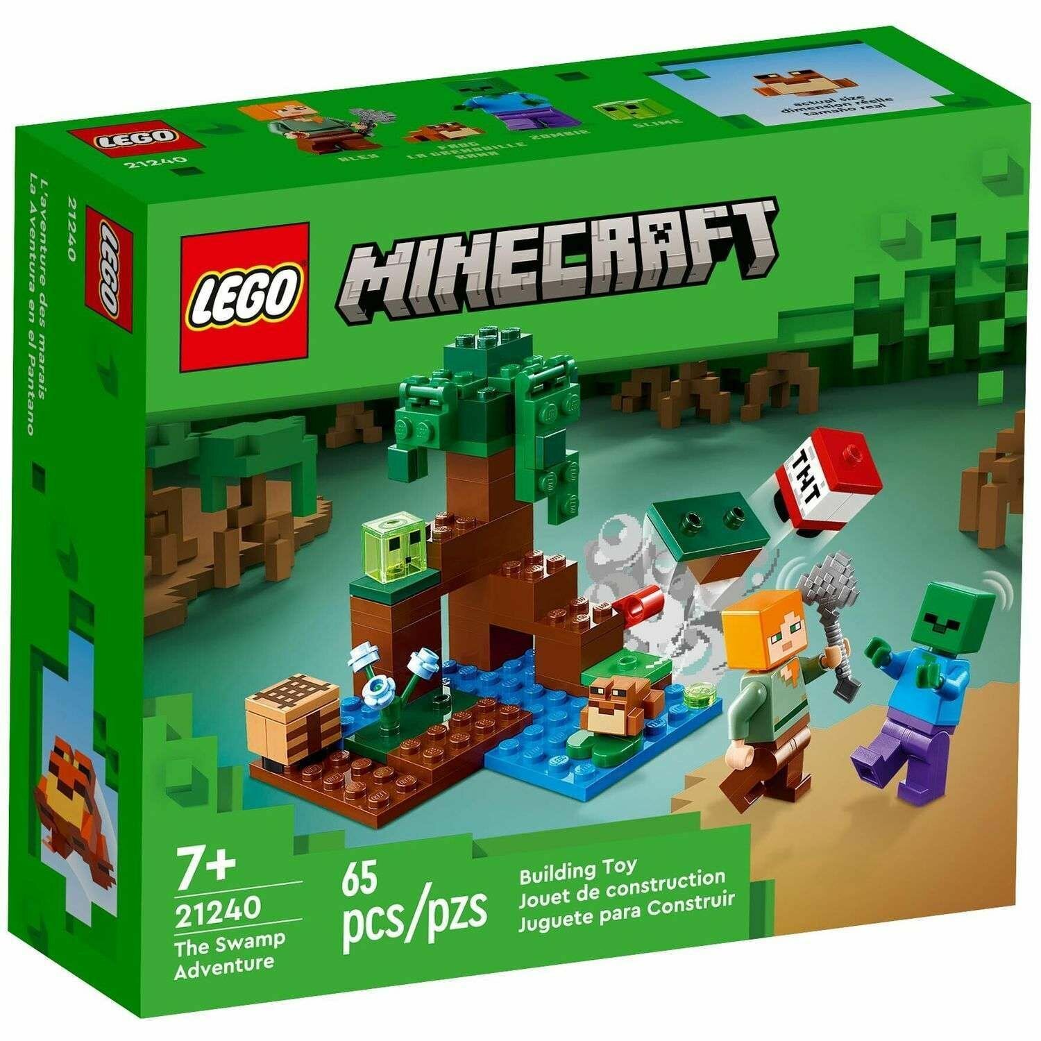 LEGO Minecraft LEGO Конструктор LEGO Minecraft 21240 Болотное приключение