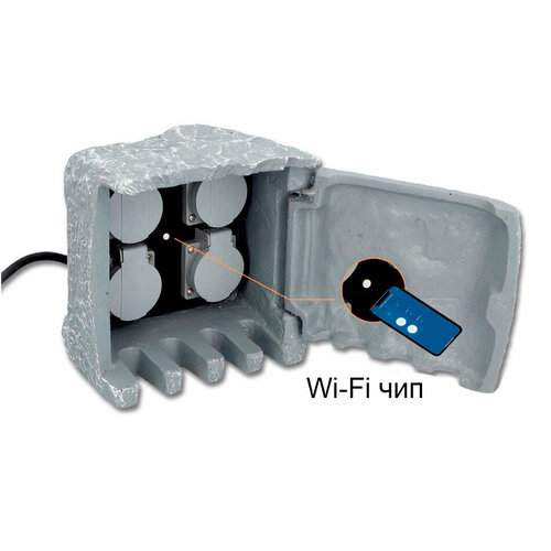 Розетка уличная садовая влагозащищенная CSB 104w WiFi Pondtech 10100₽