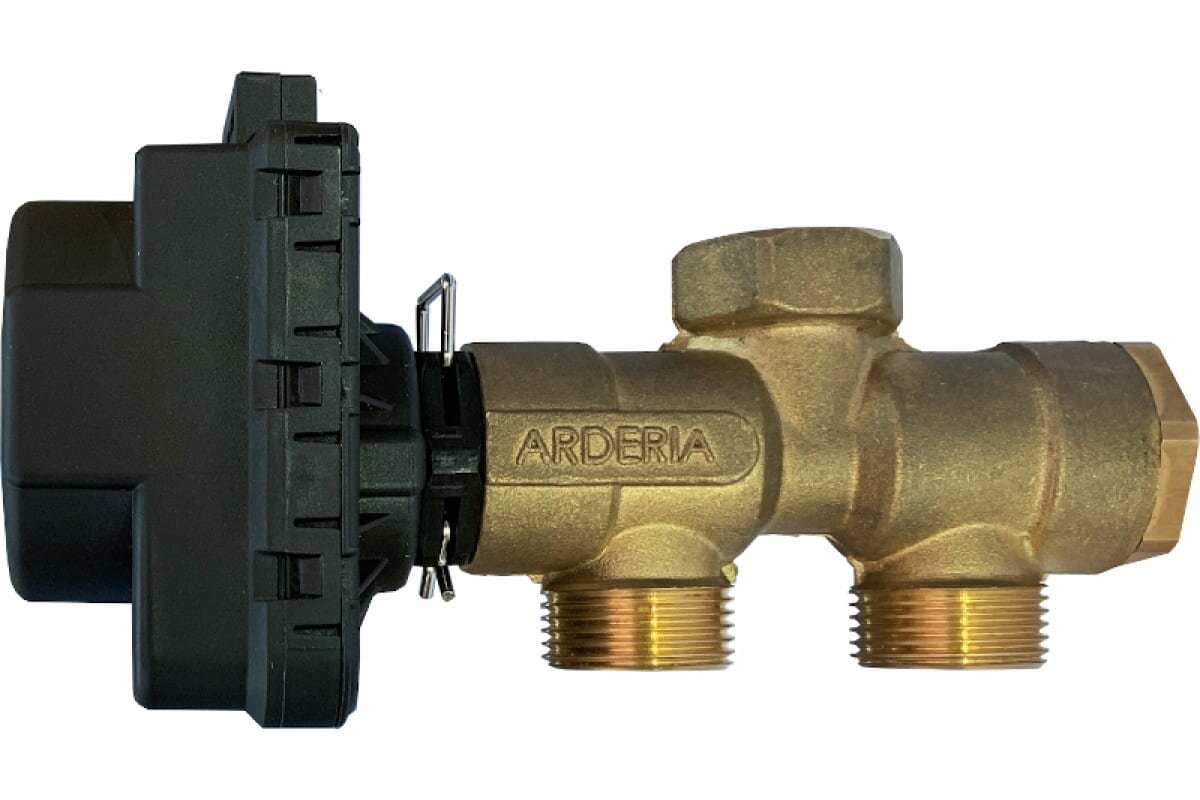 Клапан трехходовой ARDERIA 3/4 с электроприводом для подключения бойлера 21013114