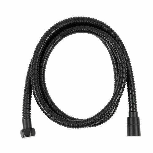 Черный шланг для душа в металлической оплетке 150см BOND BH15088 725₽