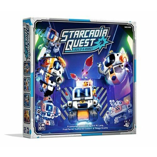 дополнение к настольной игре starcadia quest build a robot expansion на английском языке Starcadia Quest: Build-a-robot Настольная игра EN