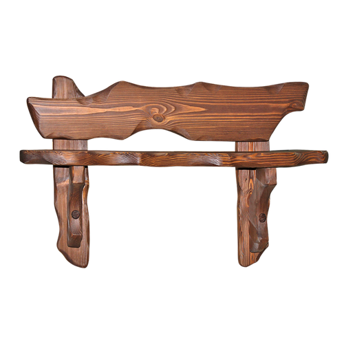 Полка деревянная ммк-древ Забава 1 9020Н57 старый орех 11650₽