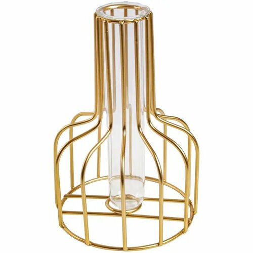 Ваза Колба металлстекло цвет золотой 147 см 1392₽