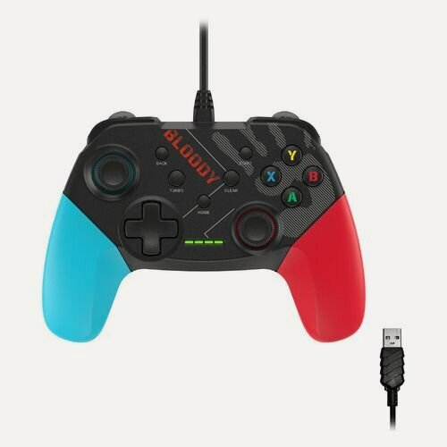 Изображение товара Геймпад проводной A4TECH Bloody GP30 Sports черный [gp30 sports blue]