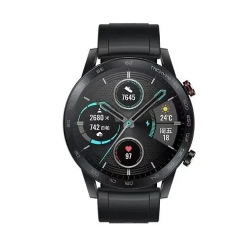 Умные часы Honor Magicwatch 46мм, черный цвет, CN-версия 301 фраза китайская грамматика в диалогах т 2 русско китайская версия кан юйхуа