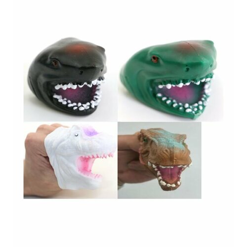Игрушка на руку 1toy Зверуки мини динозавр на руку в ассорт 173₽