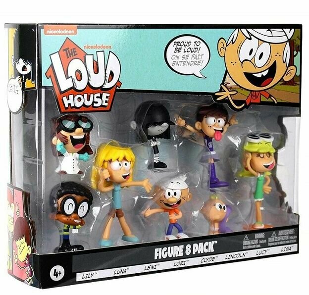 Набор фигурок из 8 штук Мой шумный дом The Loud House