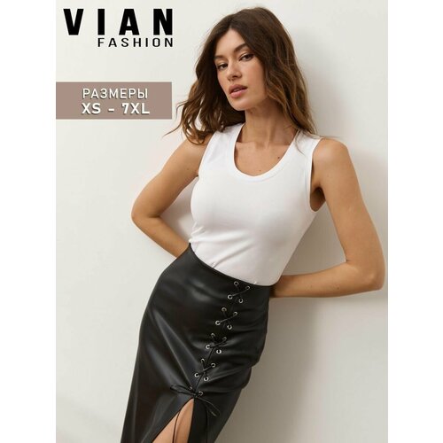 фото Топ vianfashion, размер xl, белый