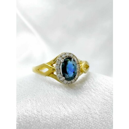 Кольцо, золото, 585 проба, размер 17