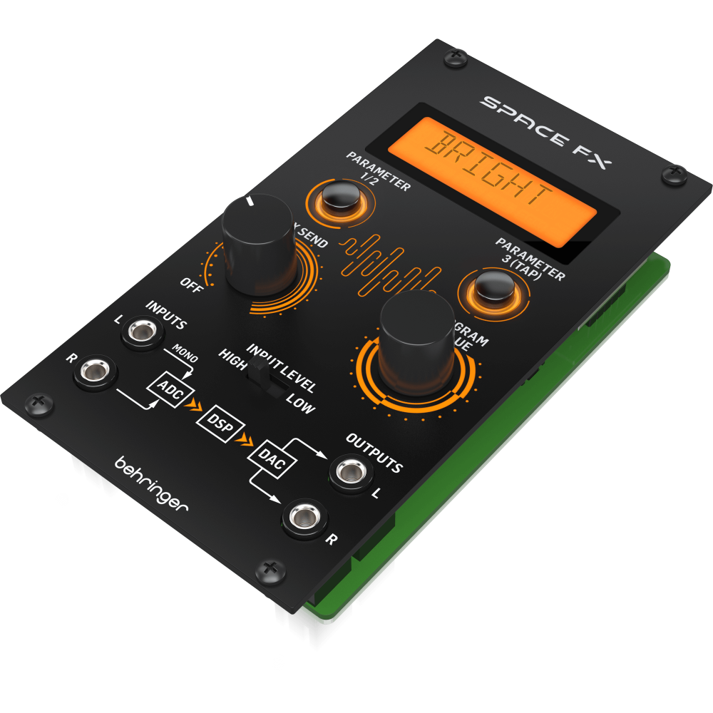 Behringer Space FX модуль процессора стереоэффектов, 24бит, 32 алгоритма эффектов Klark Teknik