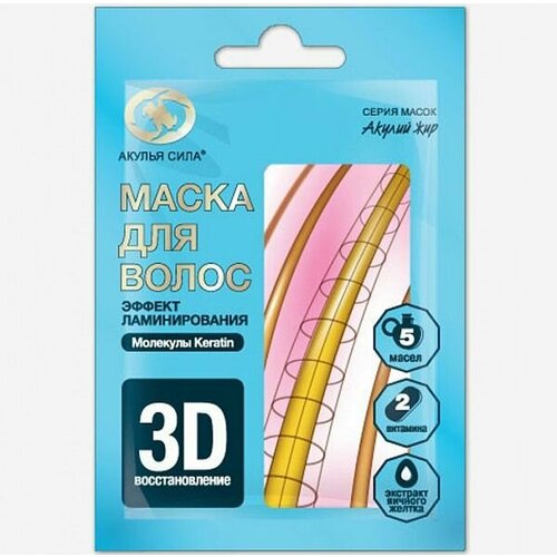 Акулья сила Маска для волос Эффект ламинирования 410₽