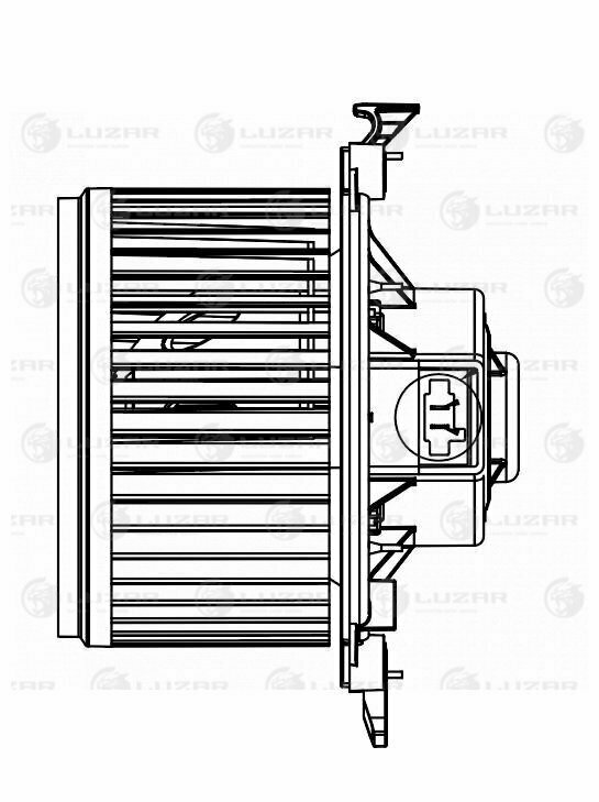 Вентилятор отопителя Iveco Daily V (11-) (LFh 1641)