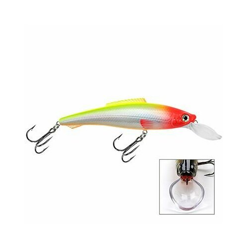 Воблер для рыбалки AQUA ЛЕШИЙ-2 110mm, цвет 014 (клоун), 1 штука