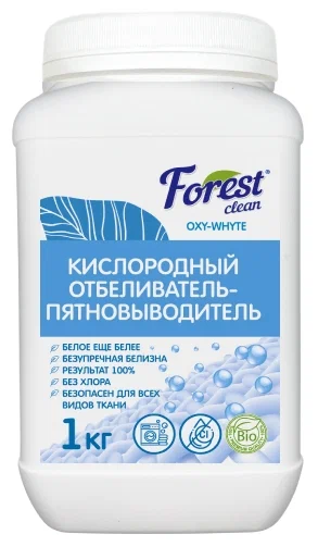 Отбеливатель-пятновыводитель Forest Clean Кислородный 1кг.