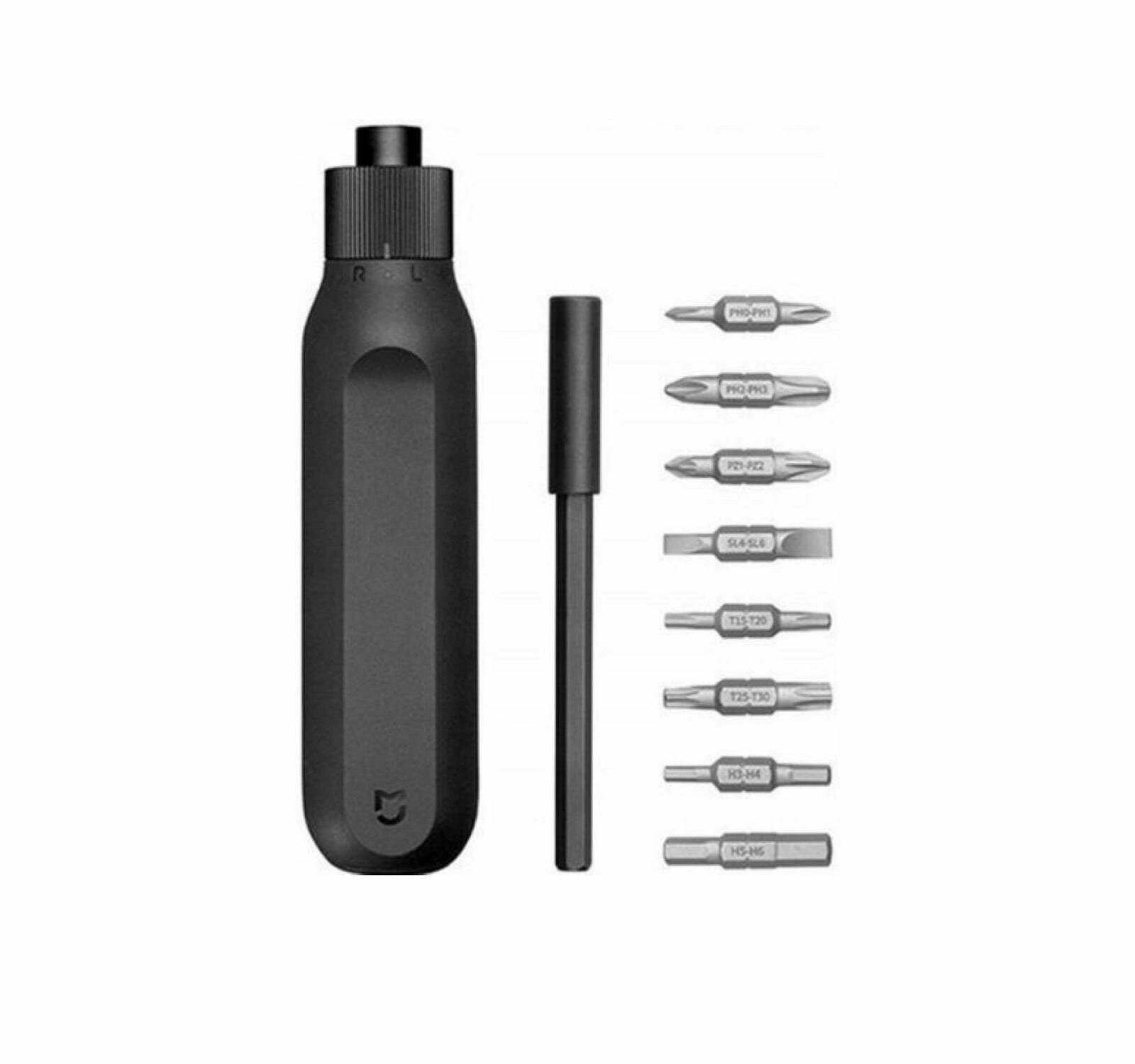 Отвертка Xiaomi Mi Ratchet Screwdriver (BHR4779GL) храповая реверсивная 16 в 1 черная