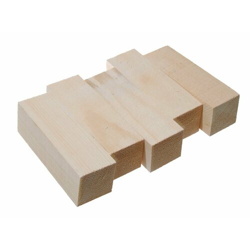 Брусок из Кедра №1 150х50х50мм, 5шт для резьбы по дереву Татьянка
