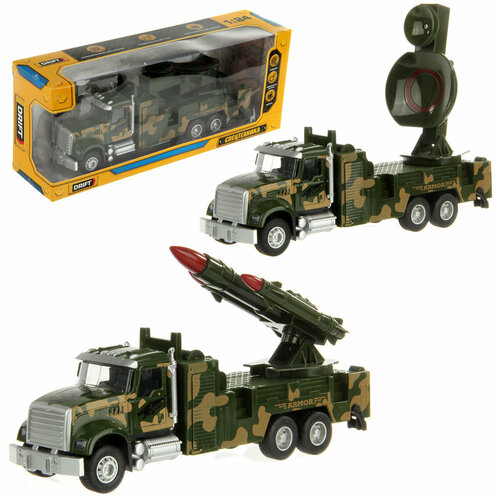 Детская военная техника Вооруженные силы 1:24, Drift / Инерционная машинка для мальчика